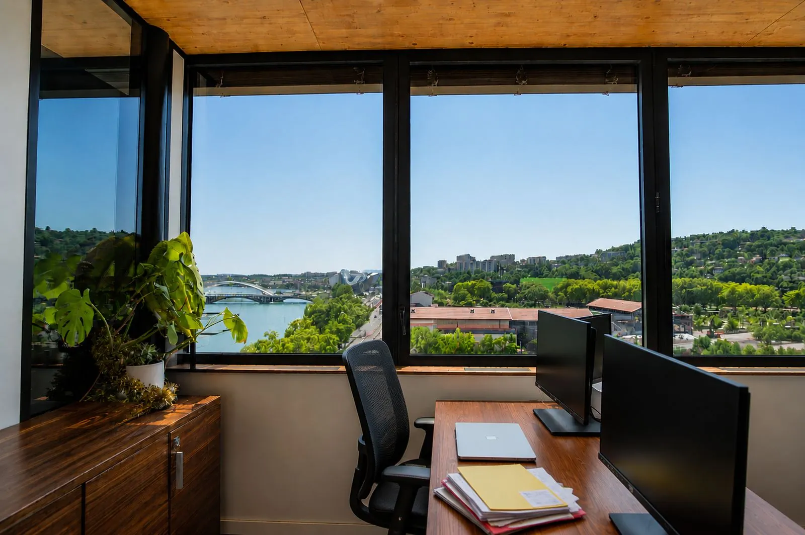 Bureau à louer avec vue sur le Rhône — Lumen Confluence