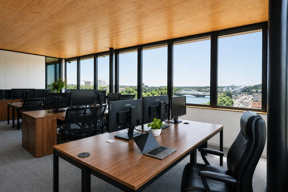 Bureau clés en main à louer — Lumen Lyon Confluence